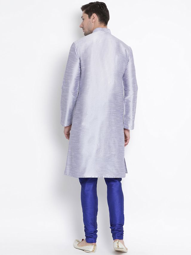 Men's Hawa Silk Blend Straight Kurta Pyjama Set