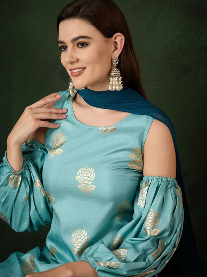 Dhiyona SN Women's Printed Straight Kurta Set