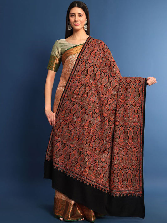 Dhiyona PA Ethnic Motifs Woollen Shawl