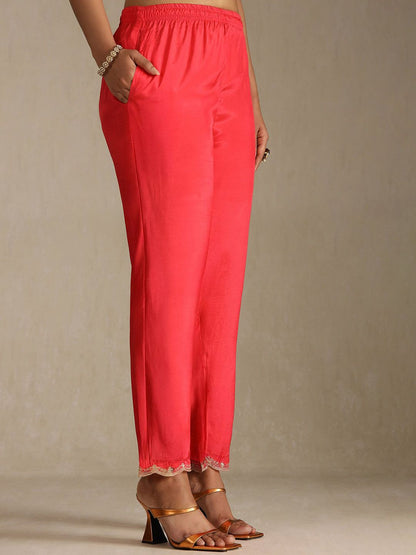 Dhiyona SO Women's Women Ethnic Motifs Woven Design Kurta with Trousers & Dupatta
