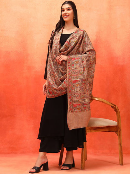 Dhiyona PA Floral Embroidered Arwina Shawl