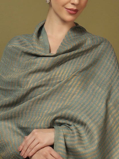 Dhiyona PA Striped Woven Design Shawl