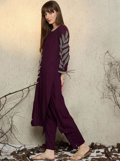 Women Floral Printed Kurta with Trousers