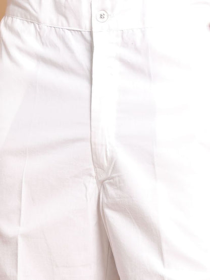 Men's Black Pure Cotton Straight Kurta Pyjama Set