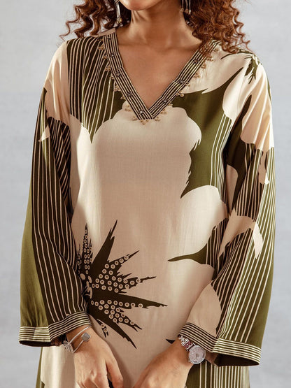 Dhiyona SN Women's Printed Straight Kurta & Palazzo