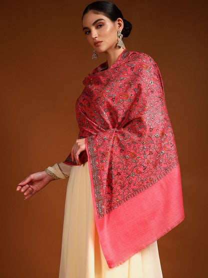Dhiyona PA Women Floral Embroidered Shawl