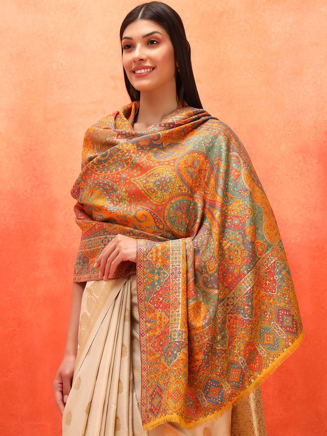 Dhiyona PA Paisley Woven Design Shawl