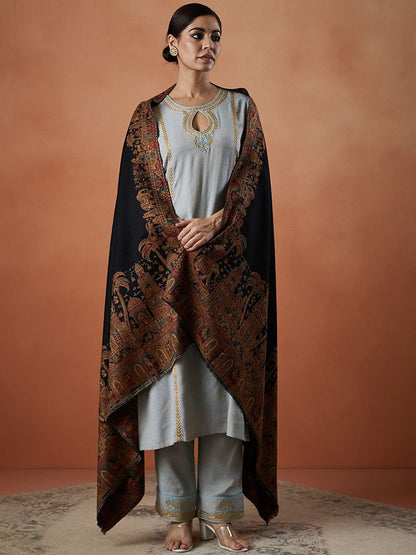 Dhiyona PA Paisley Woven Design Shawl