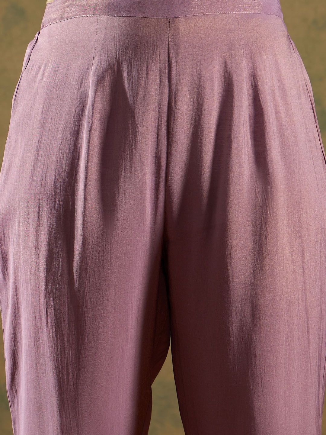 Ethnic Motifs Embroidered Kurta With Trousers