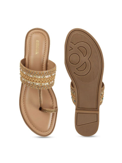 Dhiyona AK Ethnic - Embellished One Toe Flats