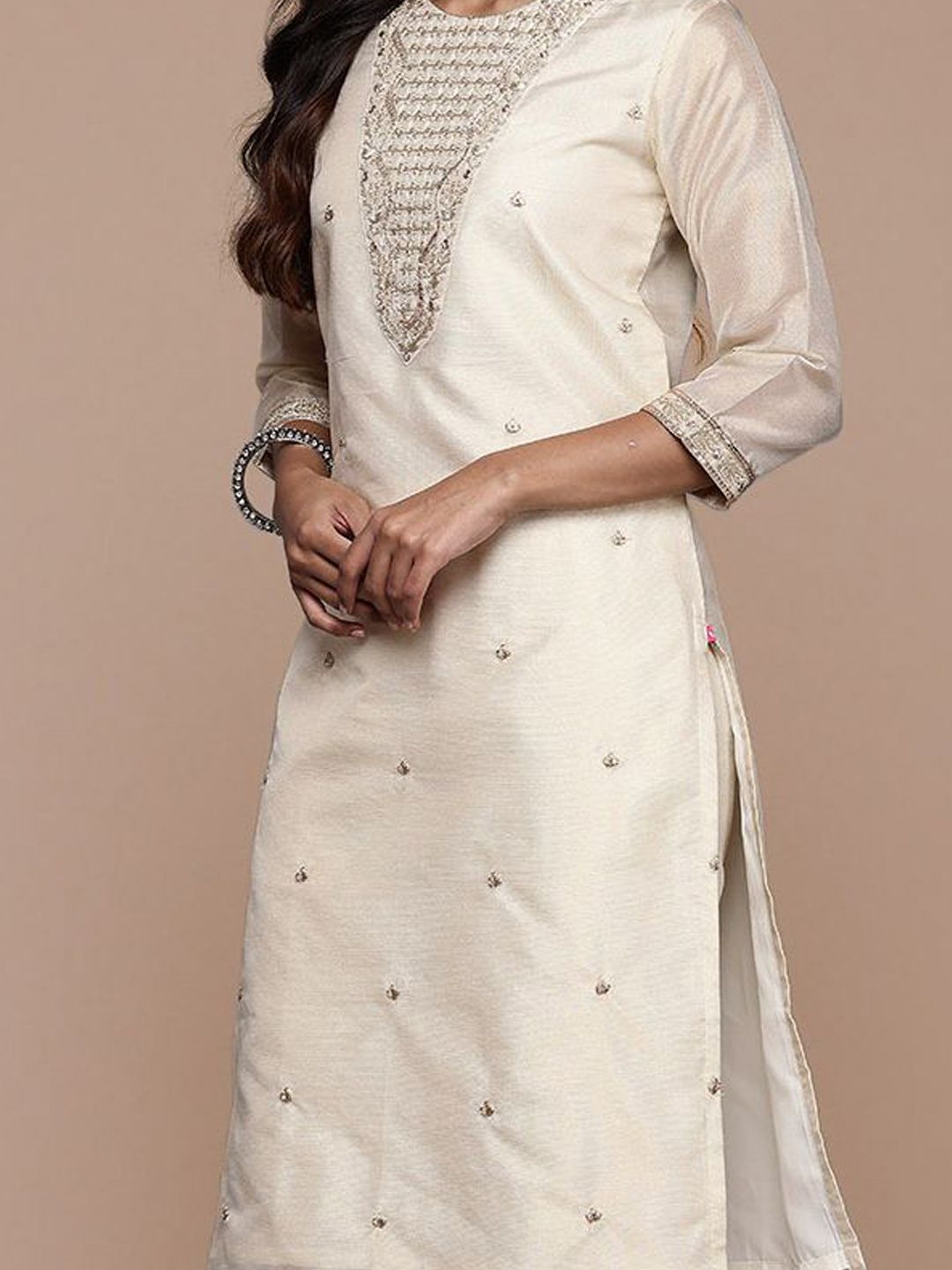 Dhiyona PD Women Women Ethnic Motifs Embroidered Straight Kurta With Trouser & Dupatta