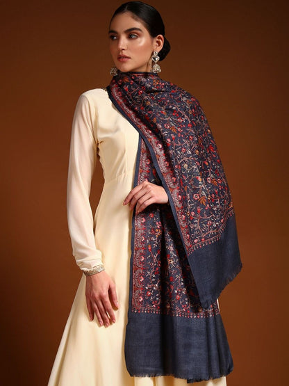 Dhiyona PA Women Ethnic Motifs Embroidered Shawl