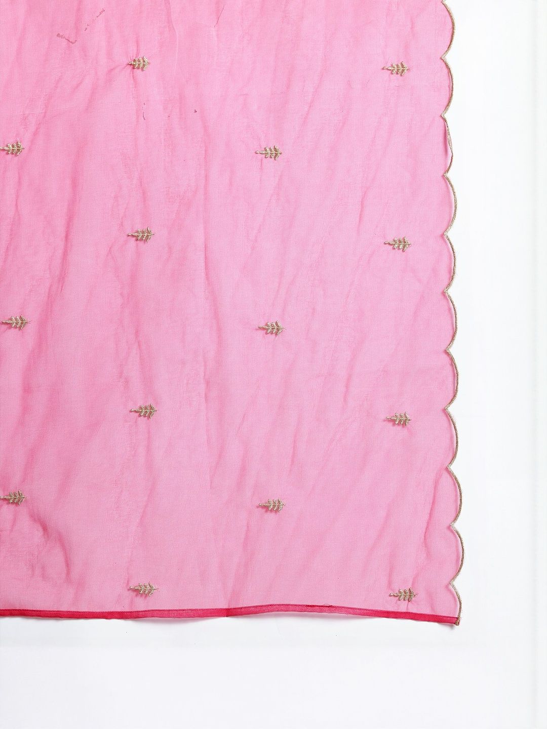 Women Ethnic Motifs Embroidered Regular Thread Work Kurta & Trousers With Dupatta