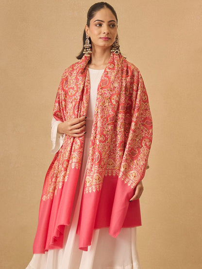 Dhiyona PA Paisley Embroidered Thread Work Shawl