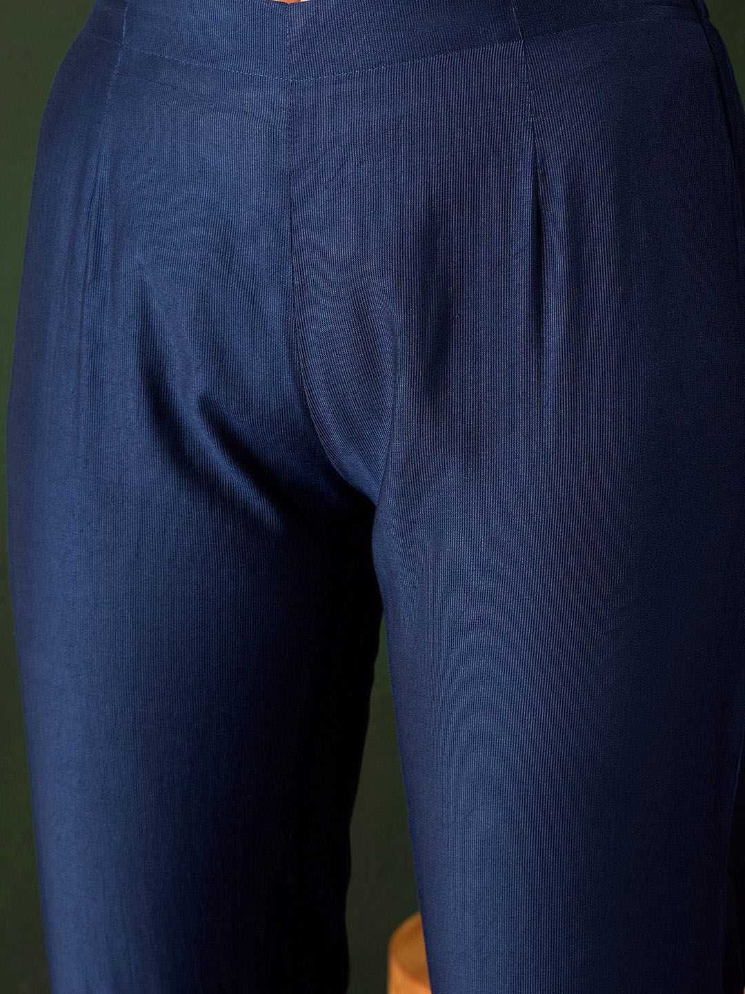 Dhiyona SN Women's Sequence Embroidered Straight Kurta & Trousers With Dupatta