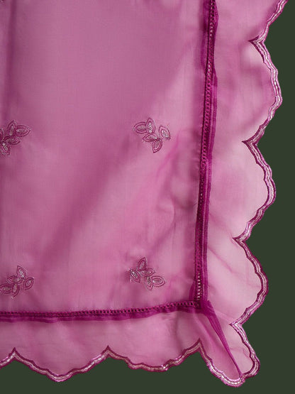Dhiyona SN Women's Printed & Embroidered Kurta & Trousers with Dupatta