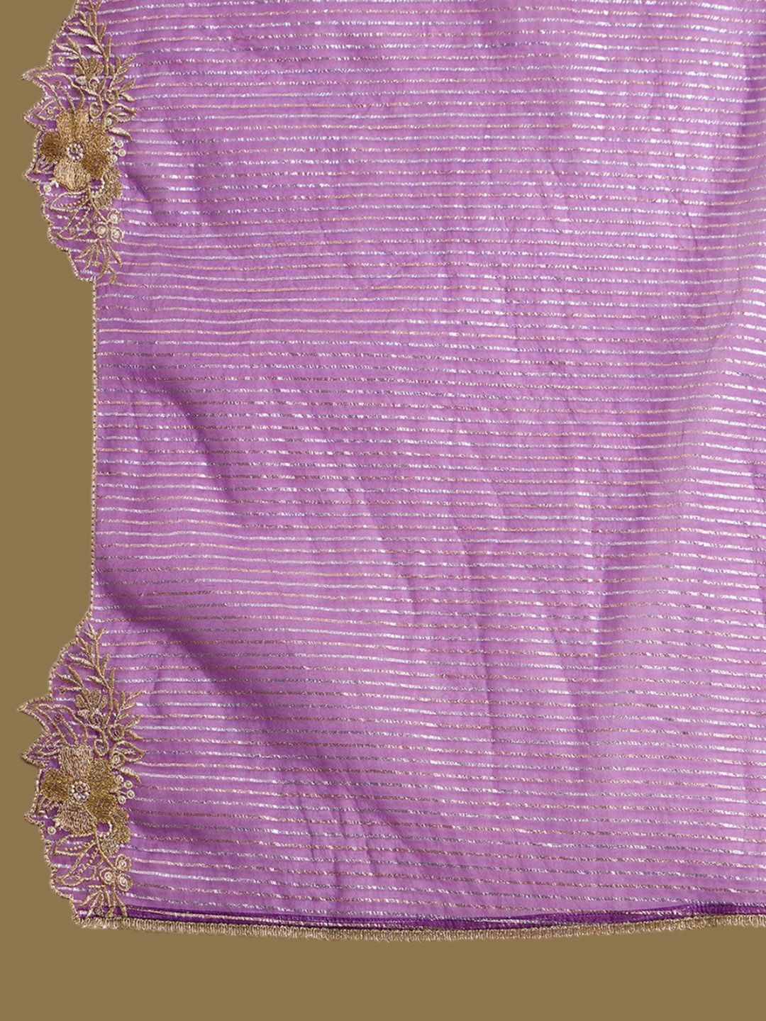 Dhiyona IE Ethnic Motifs Embroidered Thread Work Kurta With Trousers & Dupatta