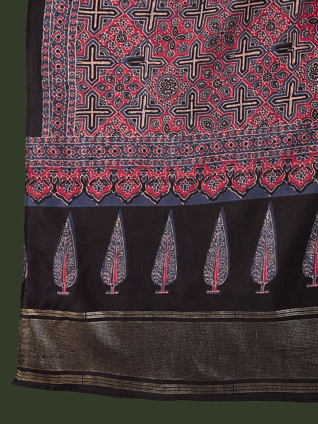 Dhiyona SN Women's Floral Printed Kurta with Trousers & Dupatta