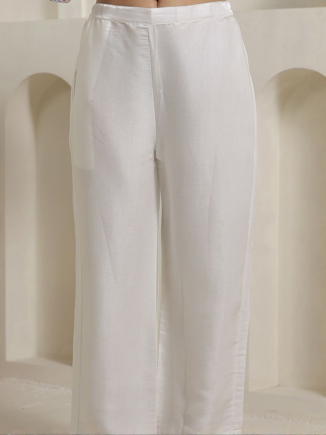 Women Ethnic Motifs Embroidered Regular Kurta with Palazzos & Dupatta