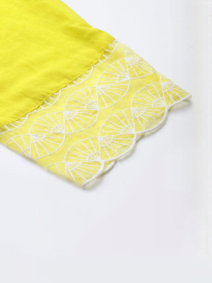 Women Ethnic Motifs Embroidered Thread Work Kurta with Trousers & Dupatta