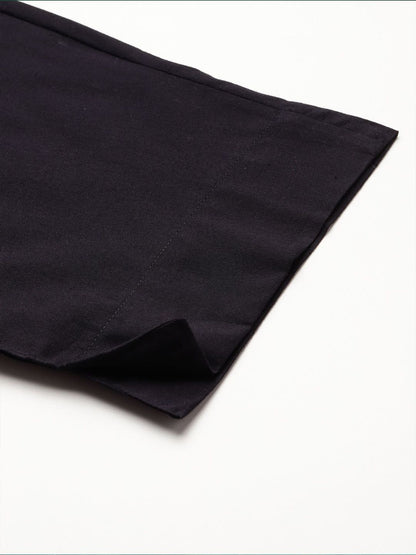 Geometric Printed Straight Pure Cotton Kurta With Trouser And Dupatta