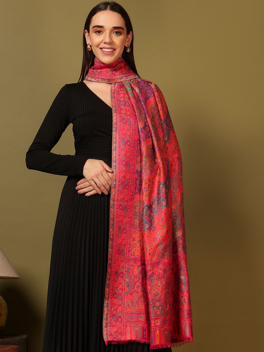 Dhiyona PA Paisley Woven Design Shawl