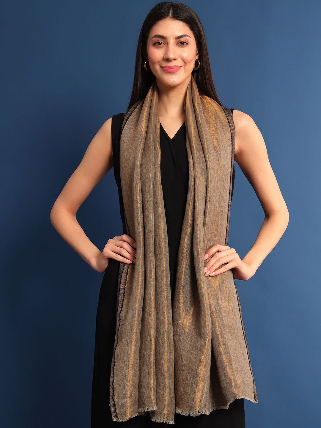 Dhiyona PA Woven Design Woollen Shawl