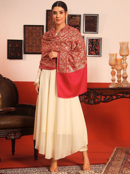Dhiyona PA Nalki Embroidered Shawl