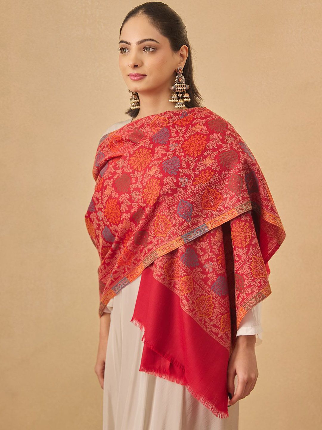 Dhiyona PA Floral Woven Design Shawl