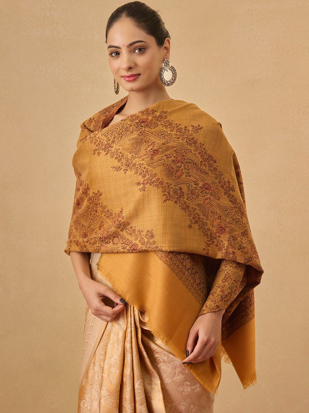 Dhiyona PA Floral Woven Design Shawl