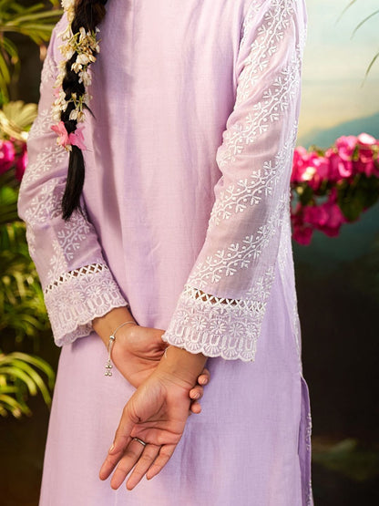 Women Ethnic Motifs Embroidered Regular Thread Work Pure Cotton Kurta with Trousers & With Dupatta