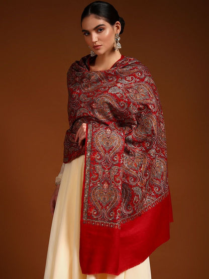 Dhiyona PA Women Paisley Embroidered Shawl