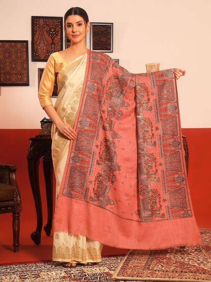 Dhiyona PA Paisley Embroidered Shawl