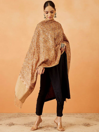 Dhiyona PA Women Paisley Embroidered Shawl