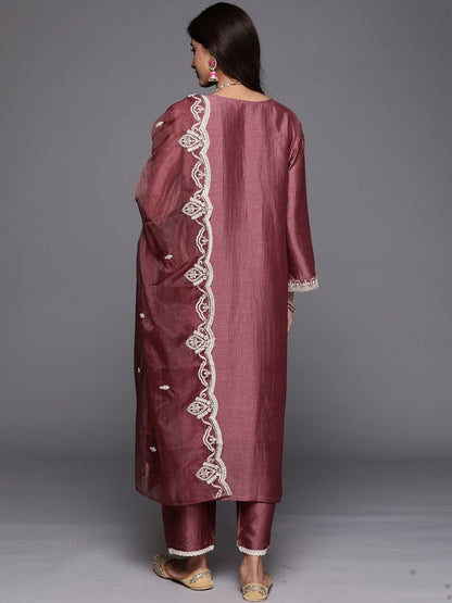 Women Ethnic Motifs Embroidered Kurta with Trousers & Dupatta