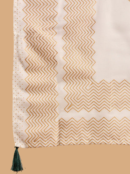 Ethnic Motifs Embroidered Straight Sequinned Kurta with Trousers & Dupatta