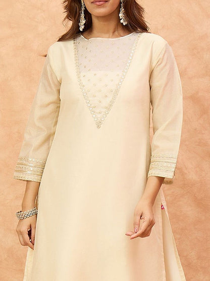 Dhiyona VA Women's Self Design Kurta with Pyjama & Dupatta