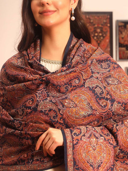 Dhiyona PA Paisley Embroidered Shawl
