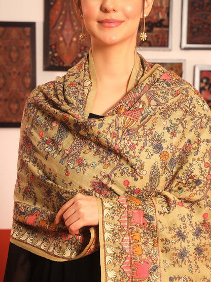 Dhiyona PA Paisley Embroidered Shawl