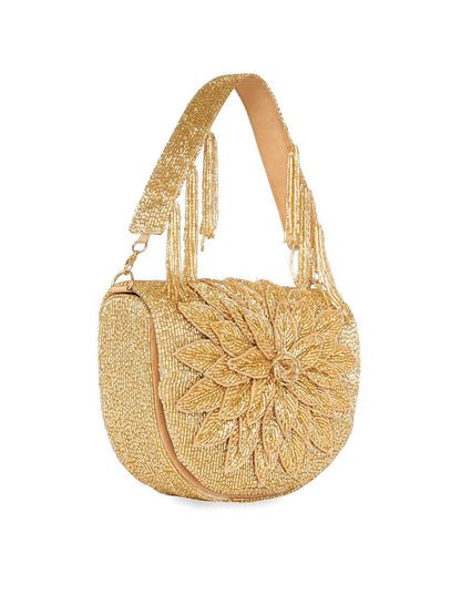 Dhiyona NR Embroidered Water Resistant Box Clutch