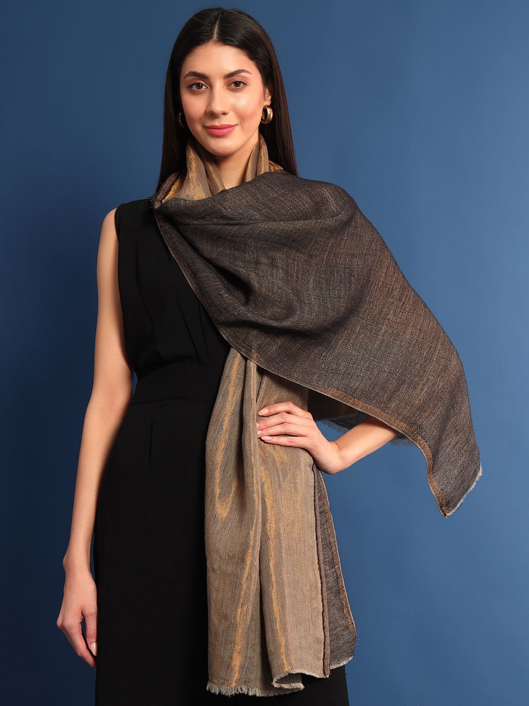 Dhiyona PA Woven Design Woollen Shawl