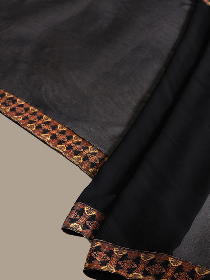 Dhiyona SO Women's Women Ethnic Motifs Printed A-Line Kurta with Trousers & Dupatta