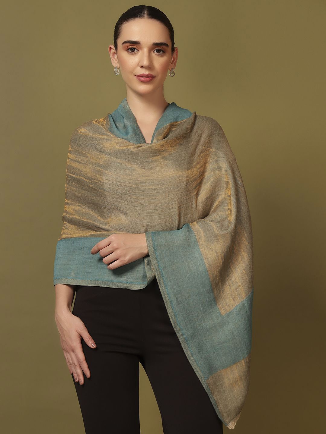 Dhiyona PA Floral Woven Design Shawl