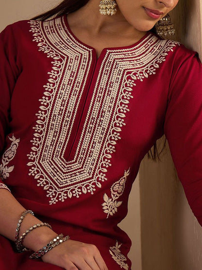 Dhiyona IE Women's Women Ethnic Motifs Printed Kurta with Trousers