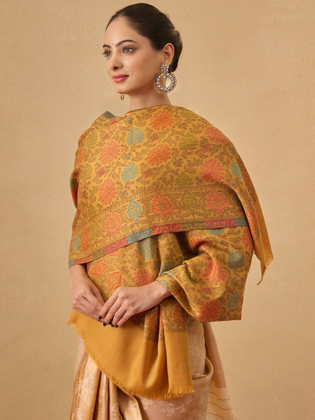 Dhiyona PA Floral Woven Design Shawl