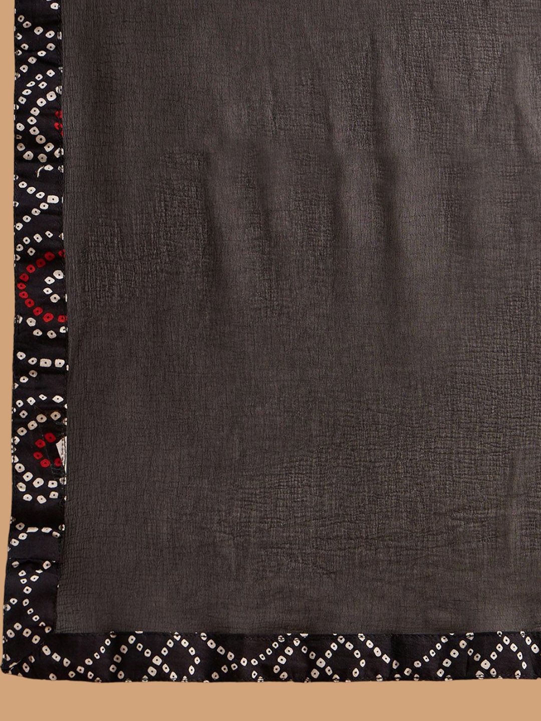 Bandhani Printed Straight Pure Cotton Kurta with Palazzos & Dupatta