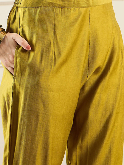 Women Olive Kurta Sets