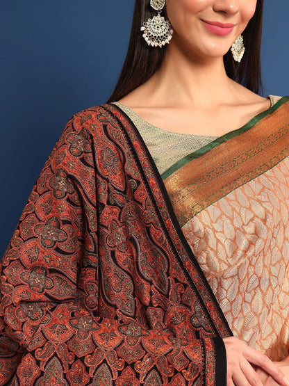Dhiyona PA Ethnic Motifs Woollen Shawl