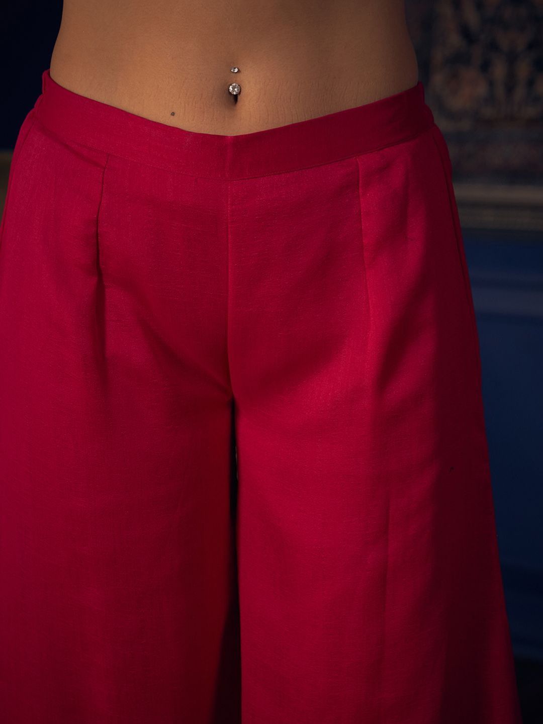 Dhiyona CH Women Ethnic Motifs Embroidered Regular Kurta with Palazzos & With Dupatta