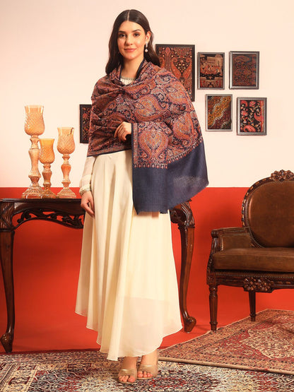 Dhiyona PA Paisley Embroidered Shawl